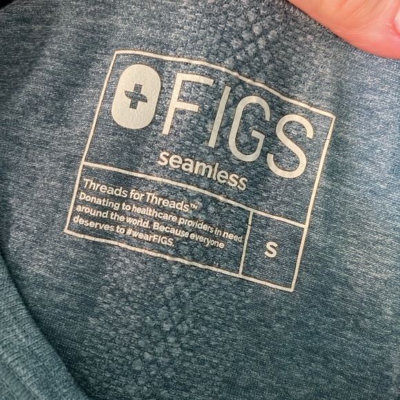 Figs Tops Figs Seamless Underscrub Top Long Sleeves Hydrogreen Scrubs Limited Edition Poshmark